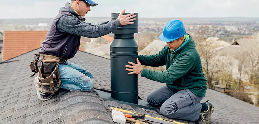 Chimney Flashing Replacement for Storm Damage in Wilmette