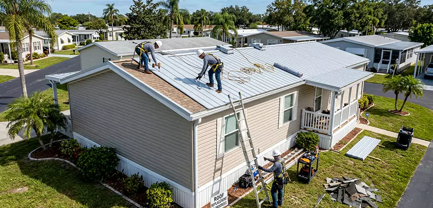 Mobile Home Metal Roof Replacement in Wilmette