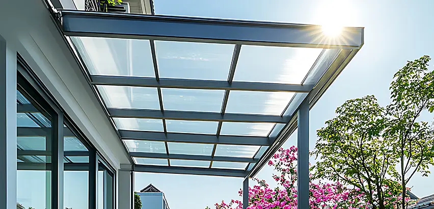 Glass Patio Roof Installation in Wilmette