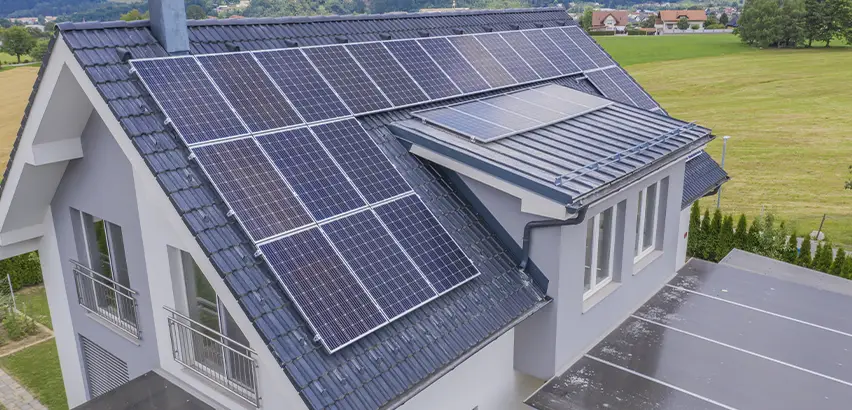 Residential Solar Roof Installation in Wilmette