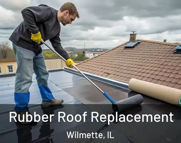  Rubber Roof Replacement Wilmette, IL