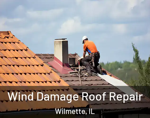  Wind Damage Roof Repair Wilmette, IL